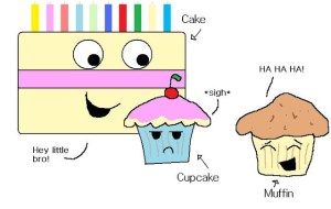 Muffins vs Cupcakes 2-paint